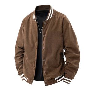 เสื้อแจ็คเก็ตคอปกตั้งด้านหน้าสไตล์วินเทจผ้าฟลีซระบายอากาศได้ดีดีไซน์สำหรับทุกเพศโลโก้ตามสั่ง - Product Image 1