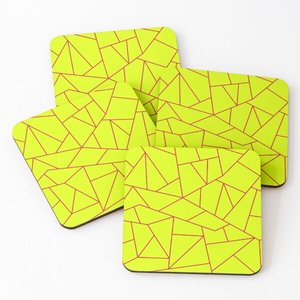 Alfombrillas y almohadillas, venta al por mayor de fábrica, posavasos de madera cuadrados, posavasos de madera hexagonales redondos cuadrados, 4 juegos para bebida de té - Product Image 2