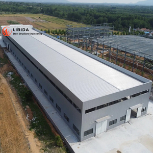 Entrepôt en structure métallique économique avec des matières premières de qualité supérieure, un aspect moderne et attrayant, résistant aux intempéries - Product Image 1