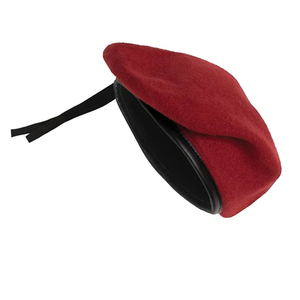 Nouveau Style 100% laine béret casquette élégant hiver laine béret chapeau en couleur unie unisexe vêtements chauds plaine feutre motif béret chapeau - Product Image 6