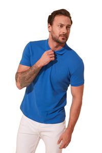 Polo pour hommes pour tenue décontractée à manches courtes en coton élégant Designer respirant séchage rapide grande taille polos pour hommes personnalisés - Product Image 4