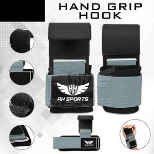 Logo personnalisé 2024 crochets d'haltérophilie de puissance crochets de traction en néoprène pour l'exercice de remise en forme - Product Image 3