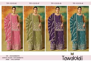 Costume pakistanais élégant avec broderie lourde et paillettes pour les fêtes de mariage Collection de vêtements de fête - Product Image 4