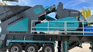250 Tph ความจุมือถือบดและคัดกรองพืชกราม + บดผลกระทบ250-300 T/H 10ปีฟรี