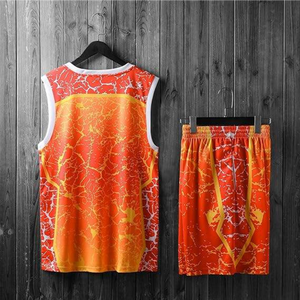 Vente flash, personnalisation de tenue de basket-ball, nouveaux styles, uniforme de basket-ball pour hommes à séchage rapide - Product Image 6