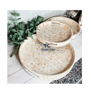 Plateau de service en nacre de luxe fabriqué à la main en provenance du Vietnam, plateau de service en nacre Antique, offre spéciale - Product Image 6