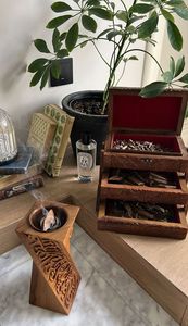 เตาเผาไม้อาราบิกที่มีกลิ่นหอมสำหรับบ้าน2025ที่สลับซับซ้อนใหม่แม่ของเตามุก - Product Image 4