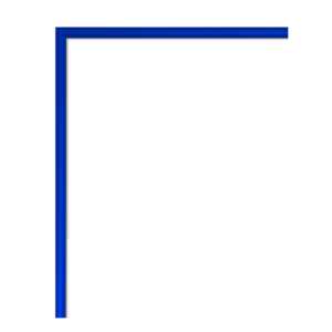 Marco para Póster Azul de Diseño Moderno, 40 x 50 cm - Product Image 3