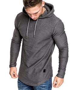 Sudadera con capucha cálida de invierno Unisex, parte superior de lana de algodón, forrada ropa de calle, patrón sólido, estampado de logotipo personalizado, Anime OEM antiretráctil - Product Image 1