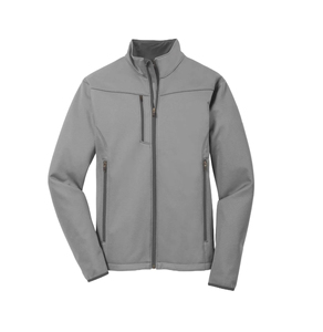Vestes Softshell Bleues Unies à Poches à Glissière Personnalisables pour Hommes, Dernière Mode, Poignets Élastiques, Personnalisation Imprimée DTG, Vêtements de Sport pour Hommes - Product Image 3