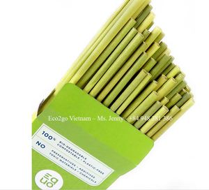 100% pajitas biodegradables naturales pajitas de hierba desechables ecológicas de Vietnam hechas de Material 100% - Product Image 3