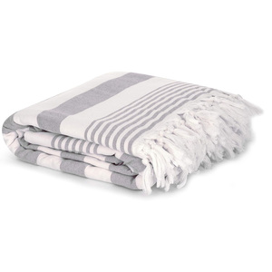 Fouta de luxe Hammam serviette tissé à la main coton turc bain plage Spa Wrap léger absorbant séchage rapide couverture de voyage - Product Image 4