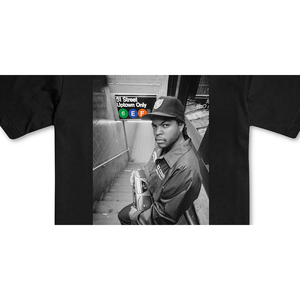 Merch Men's for <b>Ice</b> Cube Subway Graphic T-Shirt 100% Organic Cotton Hip Hop Style Size <b>Small</b> 280 Grams Jersey - Product Image 3