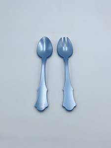 DESIIGNS ARTISTIC 100%, juego de servidores de ensalada de resina para uso doméstico y hotelero, incluye cuchara de helado para servir ensalada - Product Image 2