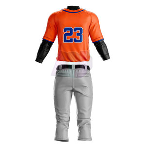 Nuevo Diseño de Uniformes Deportivos Transpirables de Béisbol con Logotipo, Nombre y Número del Equipo en la Camiseta para Uso Competitivo - Product Image 2