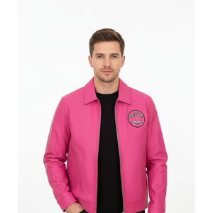 Manteau d'hiver classique en cuir pour homme et femme, col montant, tissu en toile respirant, coupe-vent, design personnalisable - Quotidien - Product Image 3