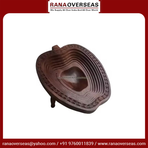 Vente chaude haute sur demande forme de pomme en bois fait à la main Type de printemps vaisselle à manger cadeau fruits plateau de service à bon prix - Product Image 6