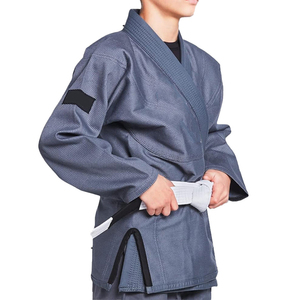 Uniforme de Entrenamiento de Jiu Jitsu para Hombre, Conjunto de Kimono de Algodón, Chaqueta y Pantalones Cómodos, Ideal para Sparring y Práctica - Product Image 4