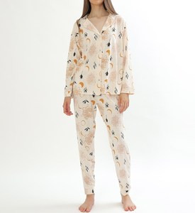 Women's Classic Button Front <b>Pyjamas</b> Comfortable Sleepwear - Product Image 1