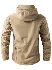 Nouvelle veste polaire décontractée d'hiver de haute qualité avec capuche, patchwork, logo personnalisé, respirante, coupe-vent, imperméable, pour homme, pour l'extérieur - Product Image 2