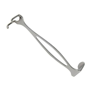 Écarteur Czerny à double extrémité, lame solide de 23mm de large x 40mm de profondeur et lame à 2 dents, longueur totale 180mm écarteur chirurgical - Product Image 2