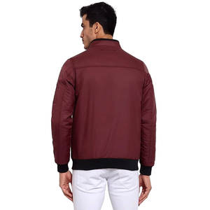 Nueva llegada al por mayor chaqueta de bombardero personalizada para los hombres de etiqueta privada Oem Logo chaqueta de bombardero en blanco hombres chaqueta de Bombardero a prueba de agua - Product Image 3