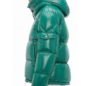 Customized Lightweight Hooded Canvas Outdoor Winter Puffer <b>Jackets</b> High Quality <b>Men</b> Plus Size Standard Thickness - Product Image 4