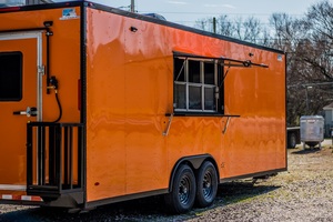 Remolque de Comida Móvil Totalmente Equipado con Concesión de Perritos Calientes, Aperitivos y Papas Fritas para Catering al Aire Libre - Product Image 5