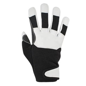 Guantes de trabajo generales Guantes mecánicos de piel de cabra antideslizantes y antiimpactos para jardinería y montaje industrial Guantes cómodos - Product Image 2