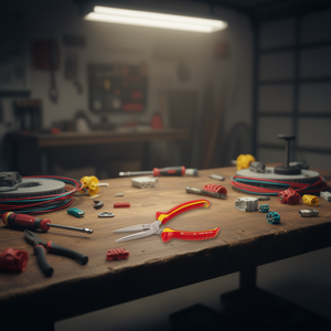 Pince à bec demi-rond extra-longue USAG avec mâchoires droites 1000V - pour diverses tâches - Product Image 3