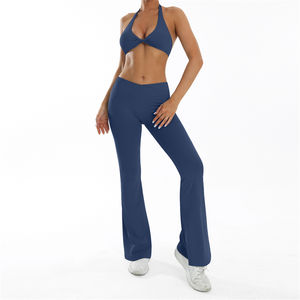 Prêt à Expédier 5 Couleurs Femmes Yoga Sports Ensembles Haute Extensible Haute Qualité Personnalisé Confortable Yoga Femmes Leggings Dames - Product Image 1