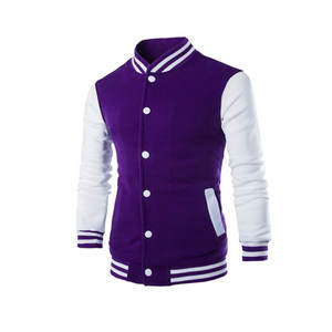 แจ็กเก็ตหนังผู้ชายสไตล์ออกแบบได้ตามต้องการสำหรับฤดูหนาวกลางแจ้งปักด้วยอักษรบอมเบอร์เบสบอล - Product Image 5