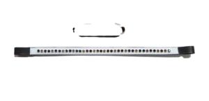 Brocha ecuestre de cuero acolchado curvo de alta calidad, logotipo personalizado, brida inglesa ostentosa para caballos de doma, fantasía duradera - Product Image 5