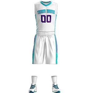 Custom Your Own Team Basketball Uniforms Reversible Basketball Uniform Set for Sport Wear - Product Image 4