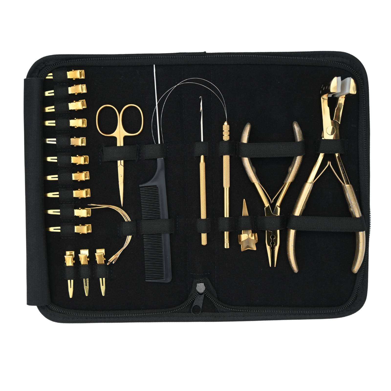 ชุดอุปกรณ์ต่อผมสีทอง