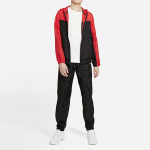 Conjunto Deportivo Infantil de Invierno con Estampado de Fútbol, Ropa Deportiva de Forro Polar Cálido, Manga Larga, Ligero y Ecológico para Niños, para Correr y Trotar - Product Image 4