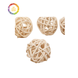 Décoration de boule de rotin artisanale prix de gros de haute qualité conception durable pour l'affichage de magasin de fête de mariage d'événement - Product Image 1