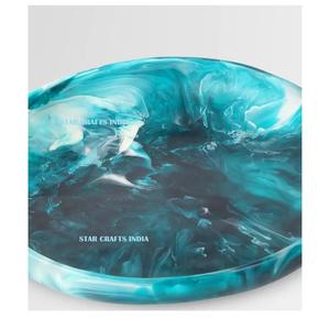 Cadeau de Noël Designer Forme Ronde Bols À Dessert En Résine Usine Prix De Gros Vaisselle Bols À Fruits Bols À Collations Décoratifs - Product Image 5