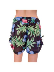 Pantalones cortos informales de playa de verano para mujer, pantalones cortos sueltos de algodón estampados transpirables de Ajuste Recto con bolsillos, ropa - Product Image 4