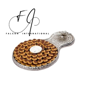 Bol à chocolat en bois nacré de luxe Plateau de service et décoratif de haute qualité basé sur le design du golfe - Product Image 5