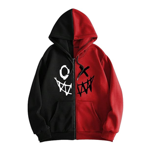 Sudadera con capucha con cremallera completa para hombre Diseño de logotipo personalizado Impresión personalizada 100% Sudaderas con capucha de algodón Oversize Heavyweight Zipper Basics Hoodie - Product Image 4