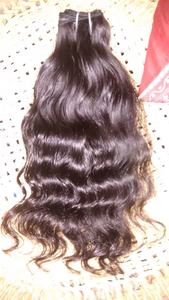 100% cabello indio crudo sin procesar directamente India onda Natural extensiones de cabello de lujo barato Remy virgen máquina de cabello humano Doble - Product Image 4