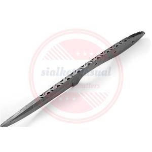 Couteau à lame vierge fait à la main sur mesure Couteau à lames vierges professionnel en acier damas - Product Image 6