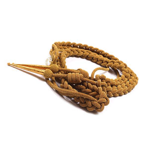 Fil décoré officiers de cérémonie cordon d'épaule accessoires uniformes ceinture en fil de métal pour uniformes et cordon de corde d'épaule - Product Image 6