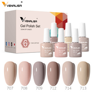 Venalisa Nouvelle Trousse Complète de Vernis Semi-Permanent Gel 6 Pièces/<span class=keywords><strong>Kit</strong></span> Manucure <span class=keywords><strong>Kit</strong></span> Cadeau Personnalisable OEM pour Votre Marque - Product Image 2