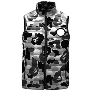 Meilleures ventes Veste d'hiver pour homme Gilet bouffant noir sans manches avec accessoire de mode respirant avec logo personnalisé - Product Image 5