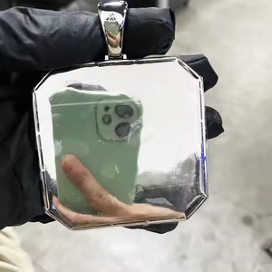 สร้อยคอจี้เงิน VVS Moissanite ทำจากเงินแนวฮิปฮอปออกแบบได้ตามต้องการเครื่องประดับสุดหรู - Product Image 3