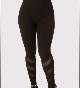 Leggings Deportivos de Moda para Mujer, Leggings de Yoga Suaves como la Mantequilla, Cintura Media, Cierre Elástico, Pantalones Ajustados Laterales, Color Sólido - Product Image 2