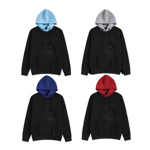 เสื้อฮู้ดดี้ผู้ชายคุณภาพสูงสำหรับฤดูหนาว ผ้าฟลีซแบบกำหนดเอง โพลีเอสเตอร์/คอตตอน ตกแต่งด้วยการเย็บปักถักร้อย พิมพ์ลายเสื้อสเวตเชิ้ตตามสั่ง - Product Image 6