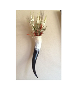 Maceta de cuerno de búfalo y florero de cuerno de diseño, artículos decorativos de pared, piezas de diseño completo que se ven fabulosas - Product Image 3
